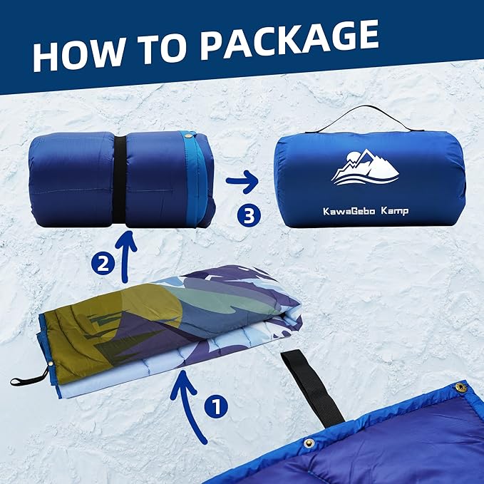 Outdoor Puffy Camping Blanket, Lightweight Windproof Warm Stadium Blanket, Packable Travel Camping Quilt for Cold Weather,Hiking, Backpacking,Sleeping, Hammock, Adventure 78"x 56"