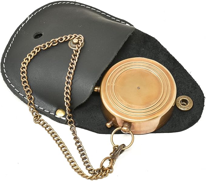 Engraved Brass Compass, Compass Gift for Teenage, Gift for him, Birthday, Baptism, Graduation, Confirmation, Love, Xmas Gift idea Sentimental, Graduation, Inspirational Gifts for Him/Her