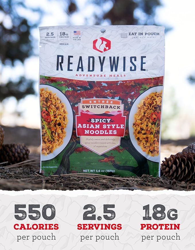 ReadyWise Switchback Spicy Asian Style Noodles (6 Pack)