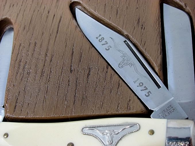 Vintage Schrade Knives Stockman Pocket Knife Schrade Cutlery Rawhide Commemorative Produced in Ellenville, N.Y. in 1975