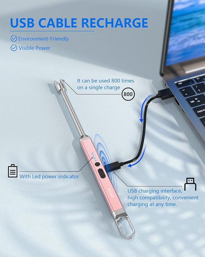 Candle Lighter Long Lighter (Pink)