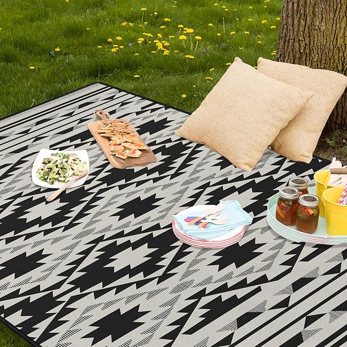 Boho Picnic Blanket Waterproof Foldable Extra Large Picnic Mat Beach Blanket 60"x80" for Camping Beach Hiking Patio Party Outdoor Decor Gifts
