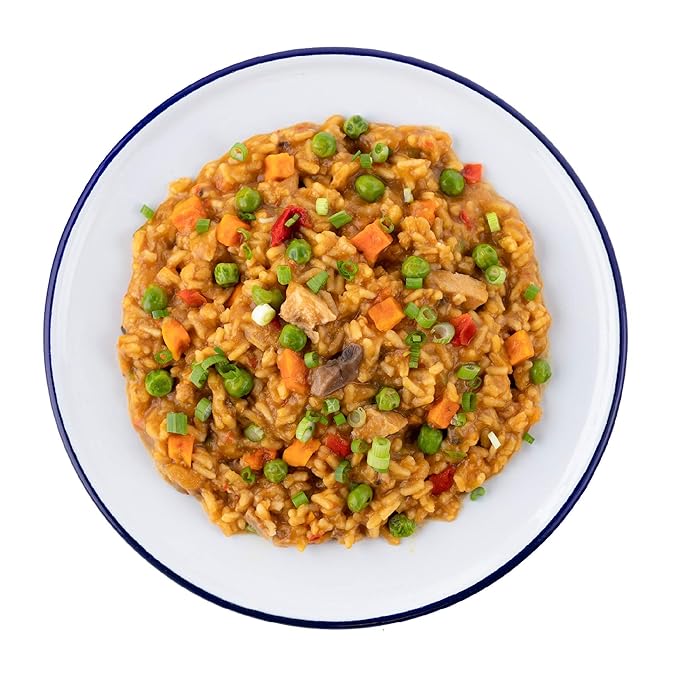 Mountain House Rice & Chicken + Chicken Teriyaki with Rice | Freeze Dried Backpacking & Camping Food | 2 Servings Each | Gluten-Free