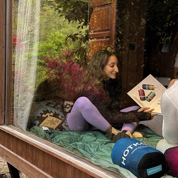 Camping Blanket,Packable Down Alternative Puffy Printed Camping Blanket Lightweight Outdoor Blanket for Camping,Traveling, Stadium, Hiking, Picnics