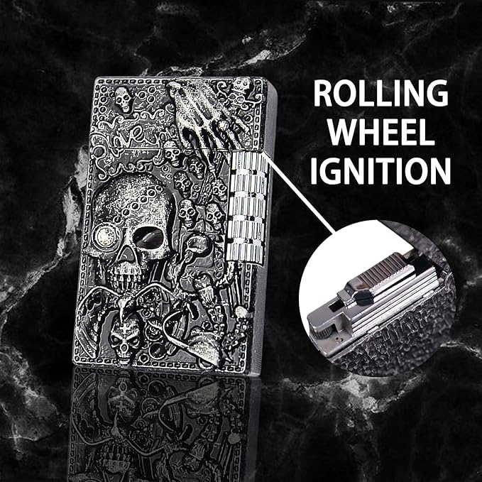 Cool Creative Design Butane Torch Lighters Refillable Novelty Lighter for Fireplace Candle Camping BBQ (Without Gas) (15)