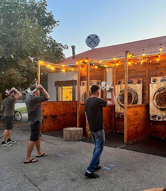 Throwing Axes- 6 Pack, 10.2" Tomahawk Axe, Full Tang with Sheath Stainless Steel Throwing Hatchet, Great for Recreation and Competition