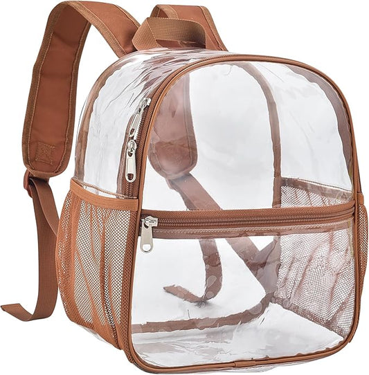 USPECLARE Clear Backpack for Stadium Approved 12×6×12, Water proof Clear Bag for Stadium Events and Concert Work Sport Event
