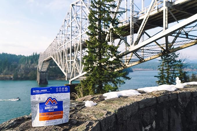 Mountain House Pad Thai with Chicken | Freeze Dried Backpacking & Camping Food |2 Servings | Gluten-Free & Beef Stew | Freeze Dried Backpacking & Camping Food | 2 Servings | Gluten-Free