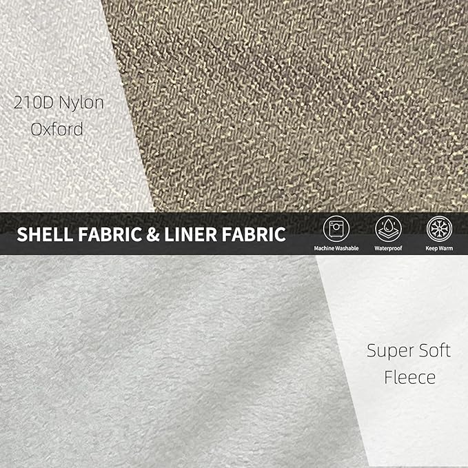 Outdoor Durable 210D Nylon Oxford Camping Blanket for Adult&Kids&Pets,Portable Packable Wterproof Blanket for Travel,Backpacking and Take Pets a Short Rest. (Loose covershell)