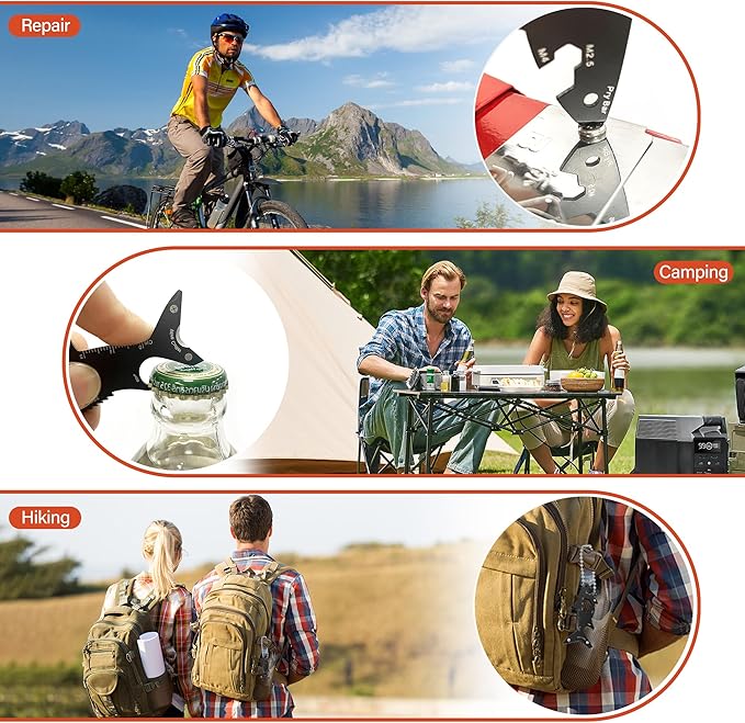 Funny Multitool Gadget Men Gift - Creative Shark-shaped 15 in 1 Small Tool for Dad Husband, Christmas Stocking Stuffer Gift Idea Boyfriend Son, Unique Gift for Birthday, Fathers Day, Valentines Day