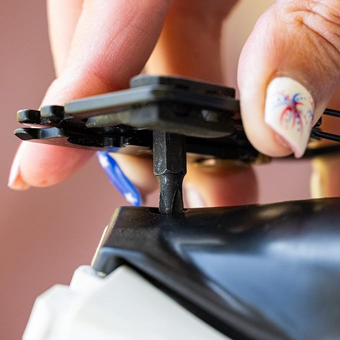 Sun Company ComboDriver - Screwdriver Carabiner MultiTool with 18 Functions Including Screwdriver, Hex Wrench, Pry Bar, and Bottle Opener | Handy Gadget for Camping, Hiking, Hunting, or EDC