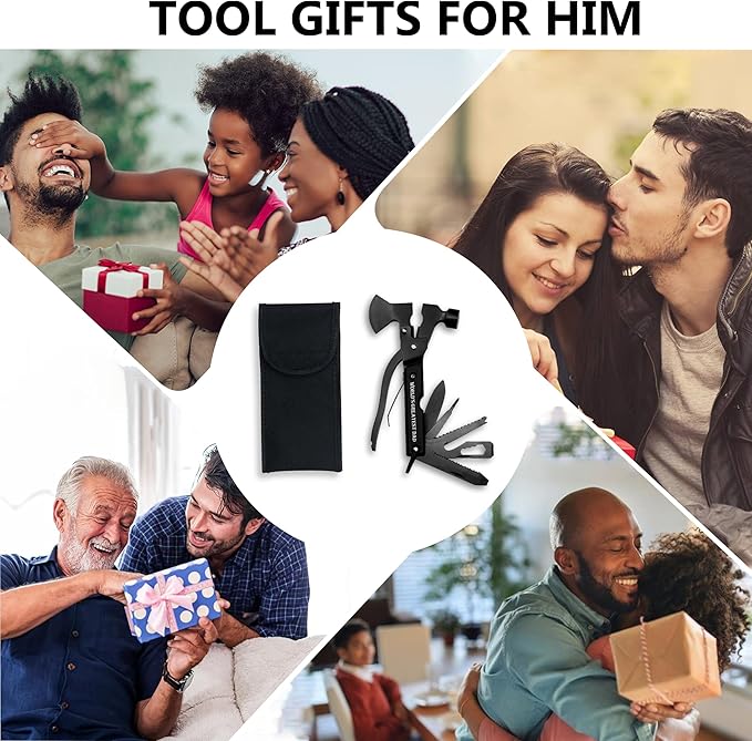 Multitool Hammer For Dad, Multitool Camping Hammer For Dad, Gifts For Father's Day
