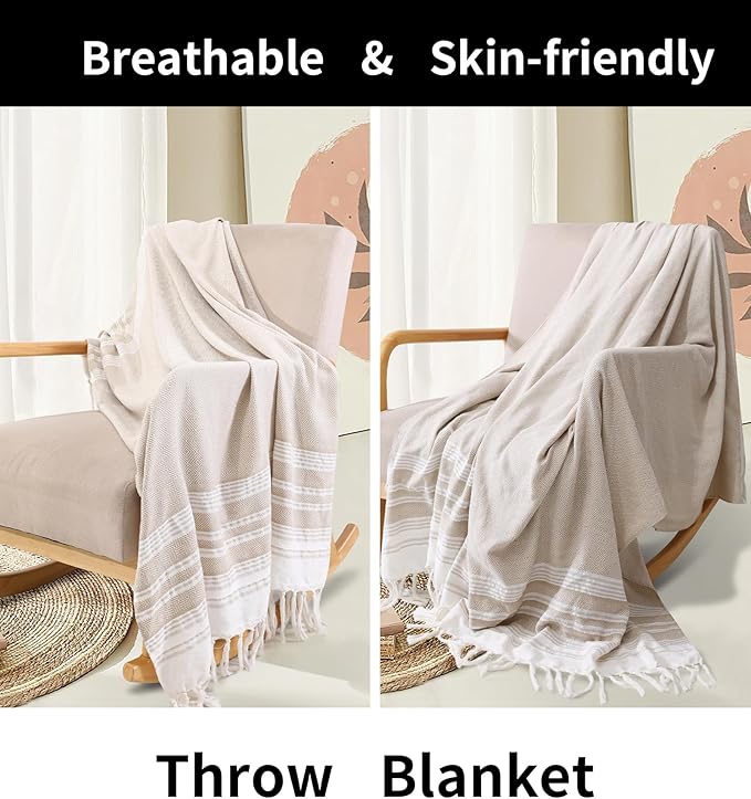 Gray Soft Throw Blanket Bedroom Decoration Living Room Accessories Sofa Couch Cover Apartment Essential Boho Minimalist Magnolia Japandi Organic Modern Scandinavian Nursery Hogar Neutral Decor Grey