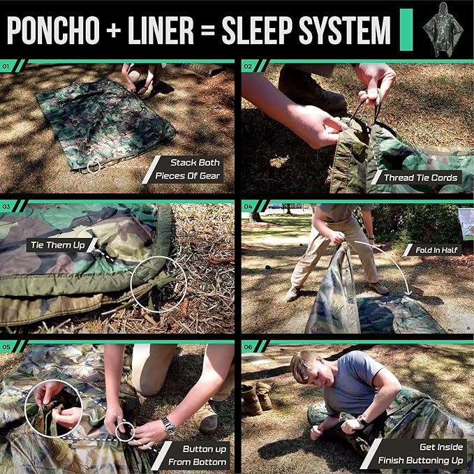 Woobie Blanket Poncho Liner Army & Military Blanket | Insulated Thermal Camping Blanket | USGI, Waterproof Army Gear & Military Gear