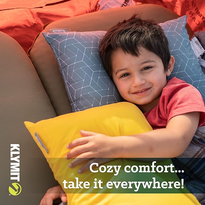 Klymit Coast Travel Pillow, Compact, Compressible Airplane, Backpacking, Hammock, and Camping Pillow