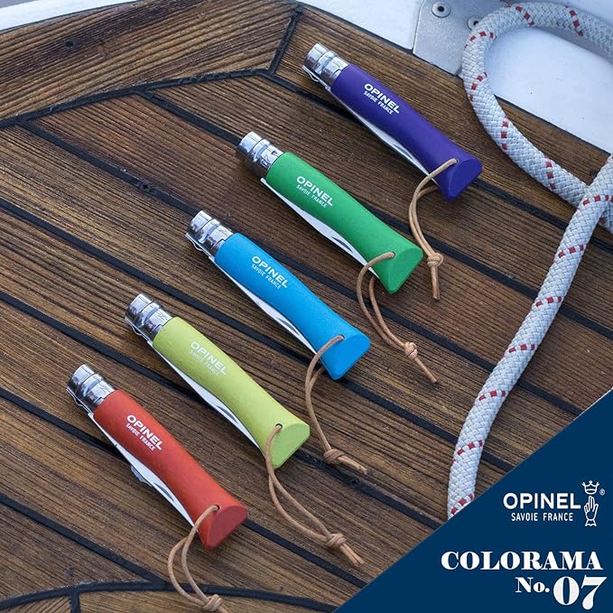 Opinel No.7 Colorama - Stainless Steel Everyday Carry Folding Pocket Knife