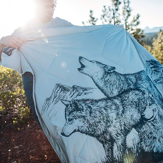 Therm-a-Rest Argo Insulated Camping and Backpacking Blanket, Tomato