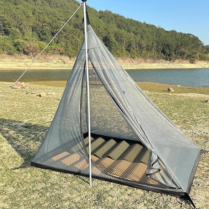Camping Hot Tent with Wood Stove Jack Winter Teepee Tent 4 Season Backpacking Tent for Survival Hunting Military Fishing