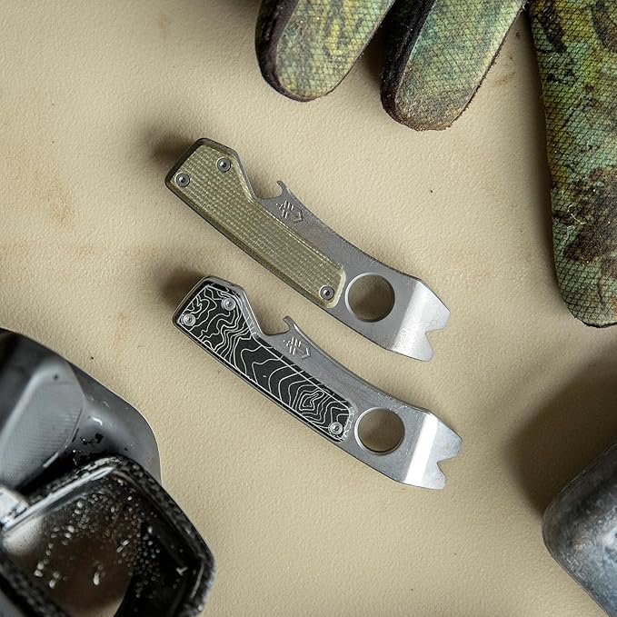 Gerber Gear Chonk 6-in-1 Multi-tool - Pry Bar, Wire Stripper, Nail Puller - EDC Gear and Equipment - Aluminum