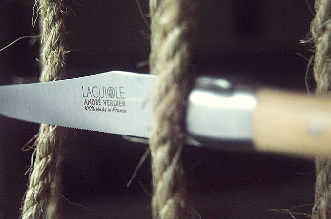 Laguiole PRESTIGE folding pocket knife 12 cm, Ebony Wood Handle, Made In France