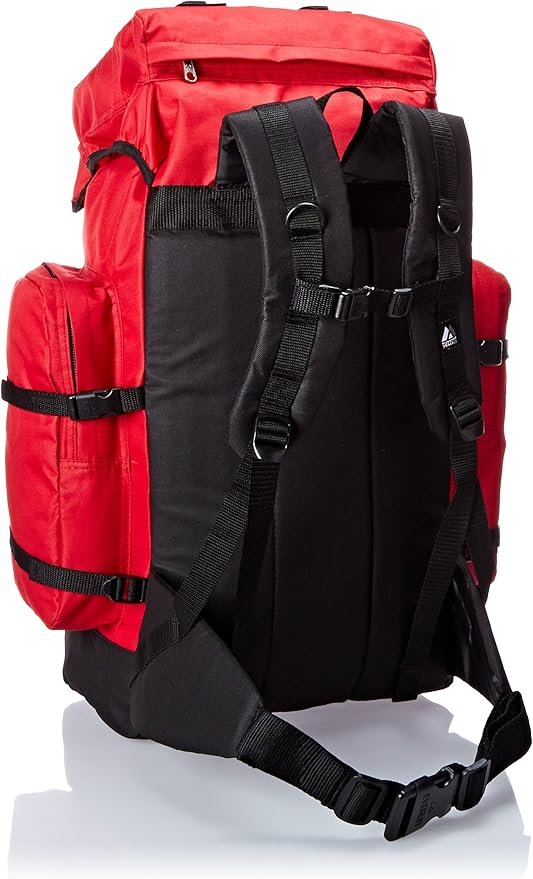 Everest Hiking Pack, Red, One Size
