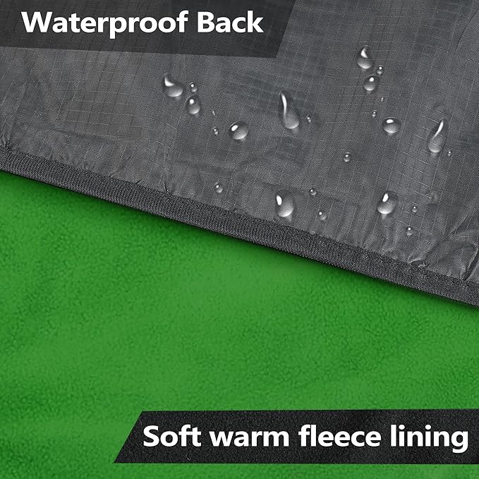 Catalonia Waterproof Blanket for Outdoor, Hooded Blanket Poncho, Windproof, Warm for Stadium,Sporting Events, Camping