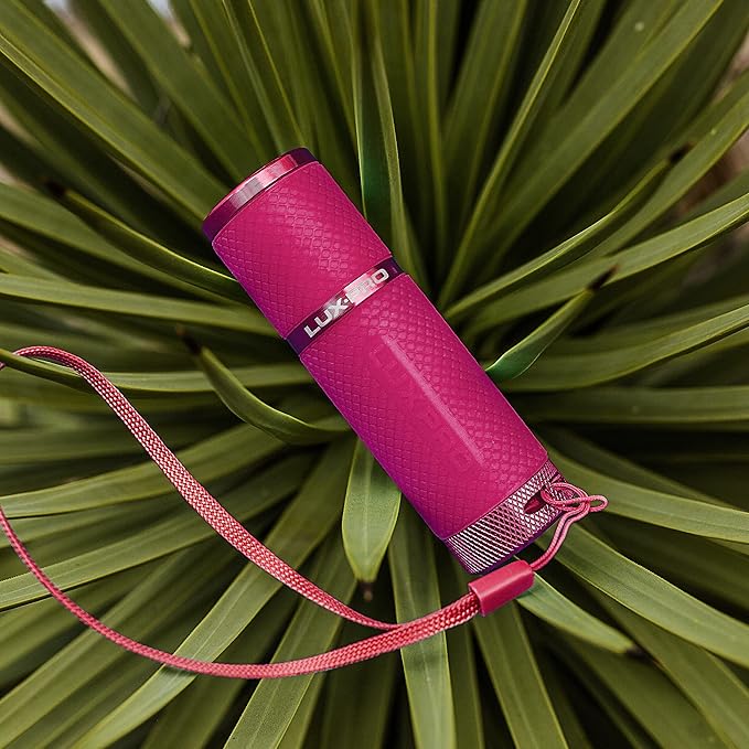 LUX-PRO LP395 Gels Glow in Dark 9 LED Flashlight (Pink, Purple, Teal)