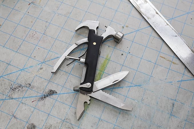 Kikkerland - Black Wood Multi Hammer Tool - CD502-BK