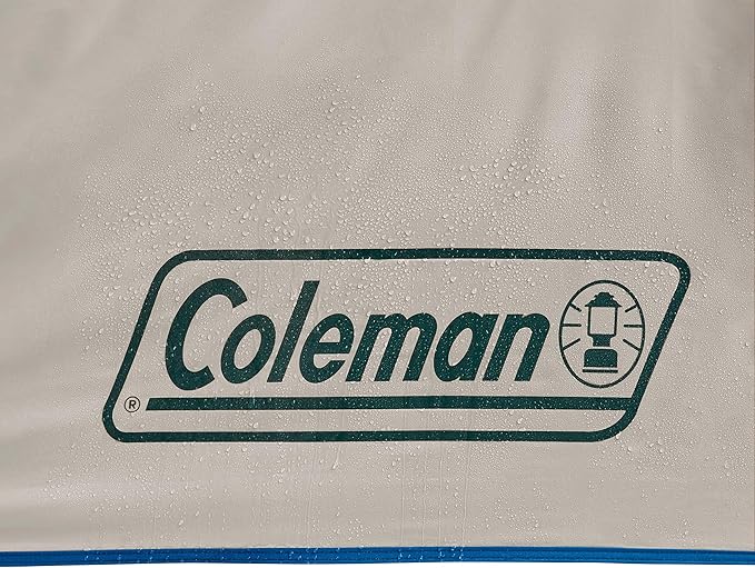 Coleman Cabin Camping Tent with Screened Porch, 4/6 Person Weatherproof Tent with Enclosed Screened Porch Option, Includes Rainfly, Carry Bag, Extra Storage, and 10 Minute Setup