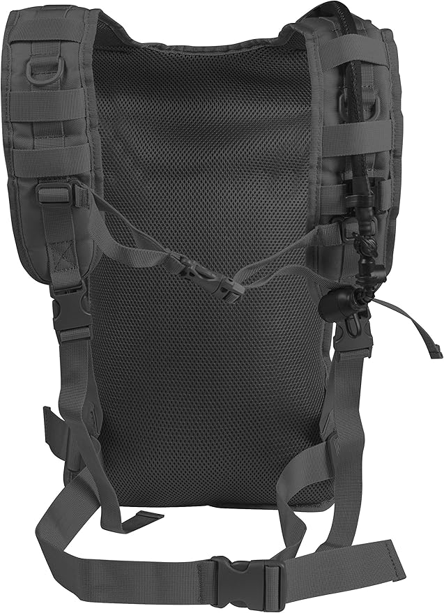 Seibertron Tactical Molle Hydration Carrier Pack Backpack Great for Outdoor Sports of Running Hiking Camping Cycling Motorcycle Fit 2L or 2.5L Water Bladder(not Included) Black