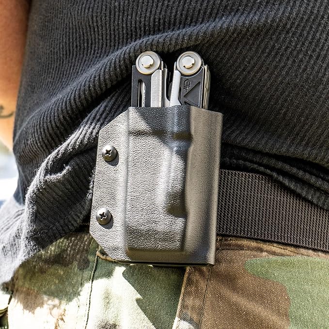 Clip & Carry Kydex Multitool Sheath for Gerber Dual-Force ~ Made in USA (Multi-Tool not Included) Multi Tool Holder Holster