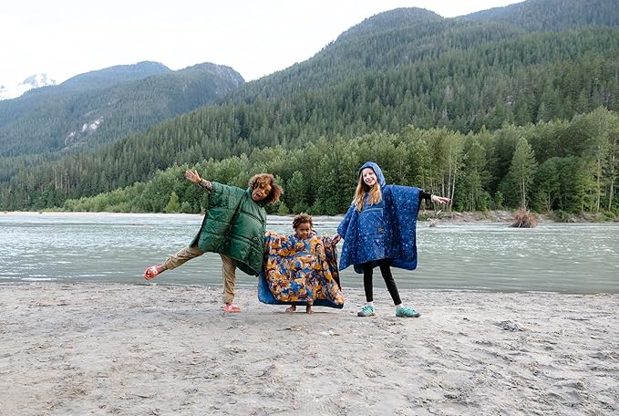 Therm-a-Rest Unisex-Youth Kids Honcho Poncho Wearable Hoodie Blanket