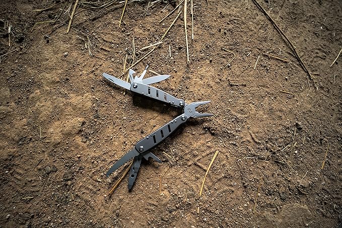 Schrade Delta Class Callous Multi-Tool 6.5in with 14 Tools in 1 Made of 2Cr Stainless Steel for EDC