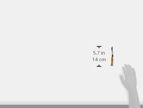 Opinel Stainless Steel INOX Folding Knife, Beechwood Handles, Smaller Sizes No.02 to No.05, Made in France (No.05)