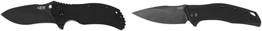 Zero Tolerance 0350 Folding Pocket Knife; 3.25” S30V Stainless Steel Blade with Black Tungsten DLC Finish; Textured G-10 Handle Scales, SpeedSafe Assisted Opening, Liner Lock, Quad-Mount Clip; 6.2 OZ.