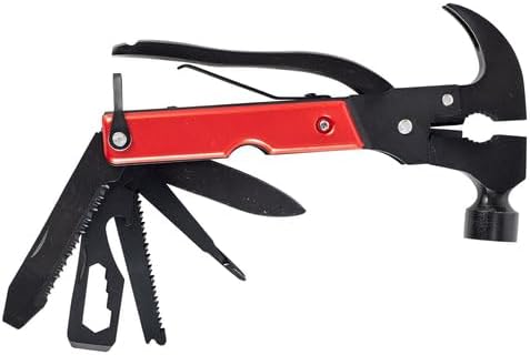Mad Man Trail Blazer Hammer Multi-Tool Gift Set, Red, Men's Accessories Tool Kit