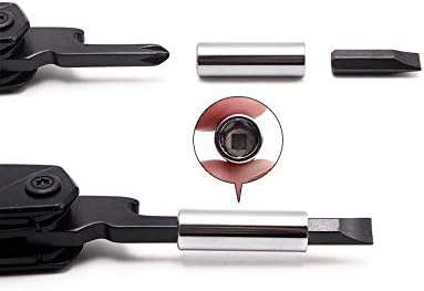 Personalized Gift for Men Dad Husband Son - Multitool Camping Tool Survival Gear, All in One Tools Stainless Steel Sturdy Multitool (BEST DAD EVER -B)