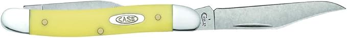 Case WR XX Pocket Knife Yellow Synthetic Pen Cv Item #109 - (32087 Cv) - Length Closed: 3 3/8 Inches