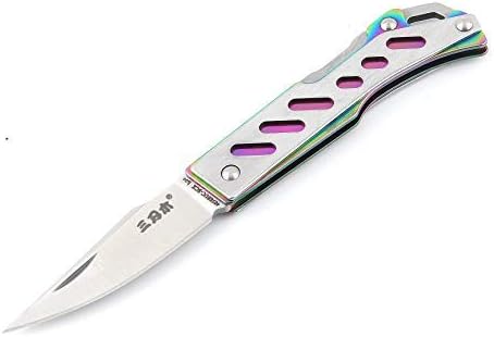 Sanrenmu 4058 Mini Steel Back Lock Folding Knife