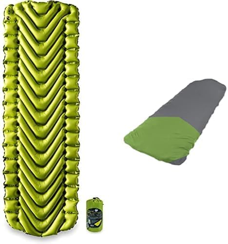 Static V2 Inflatable Sleeping Pad + V Sheet Washable Pad Cover