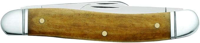 Case WR XX Pocket Knife Smooth Antique Bone Medium Stockman Item #58185 - (6318 SS) - Length Closed: 3 5/8 Inches