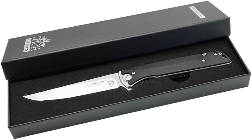 HOKC NOKS EDC camping folding knife Smersh-S | 350-100401 (Gray, Black)