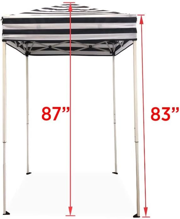 Impact Canopy 4' x 4' Portable Dressing Room, Pop Up Portable Changing Room, Navy Blue/White + US Weight Tailgater Canopy Weights Set of 4