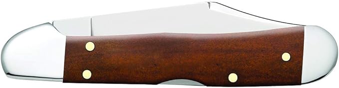 Case WR XX Pocket Knife Chestnut Smooth Bone Mini Copperlock Item #28704 - (61749L SS) - Length Closed: 3 5/8 Inches