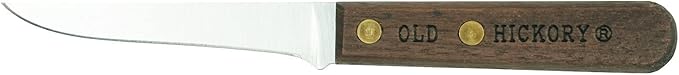 Old Hickory Ontario Mini Fillet 3.4 in Blade Wood Handle, Black (7028)