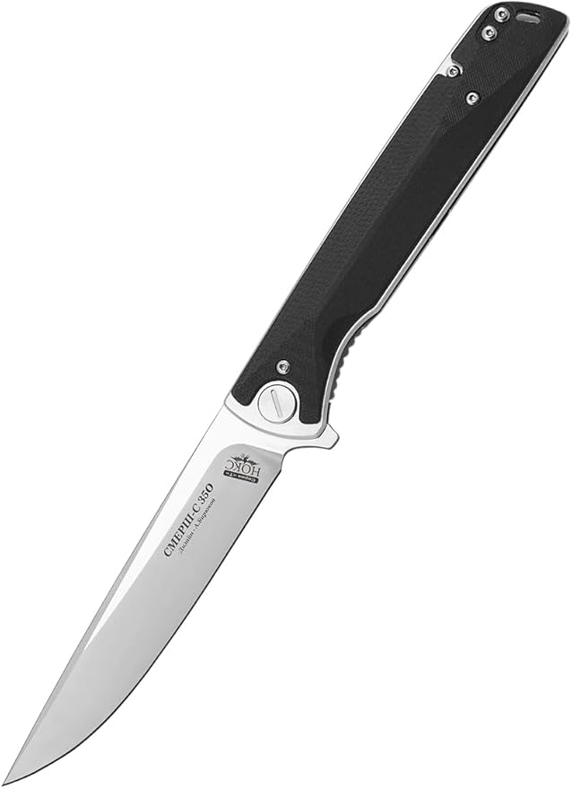 HOKC NOKS EDC camping folding knife Smersh-S | 350-100401 (Gray, Black)