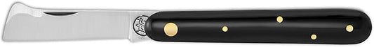 Due Buoi GRAFTING KNIFE 202 WITH BLACK POLYMER HANDLE. (PROFESSIONAL KNIFE NOT AN EDC POCKET KNIFE)