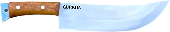 Kukri Knife Bhamphuk Fixed Blade 10 IN Special for Chopping, Bush Cutting, Camping Carbon Steel Historical Knife With Leather Sheath Hand-Hammered In Nepal