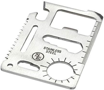SE 11-in-1 Multi-Function Wallet Survival Tools (20-Pack) - MT908-20