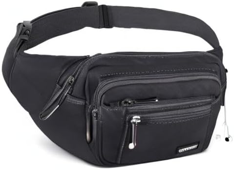 CXWMZY Fanny Packs For Women & Men Waist Pack Hip Bum Bag with Multi-Pockets Large Capacity Waterproof Casual Bum Bag for Disney Traveling Casual Cycling Running Hiking